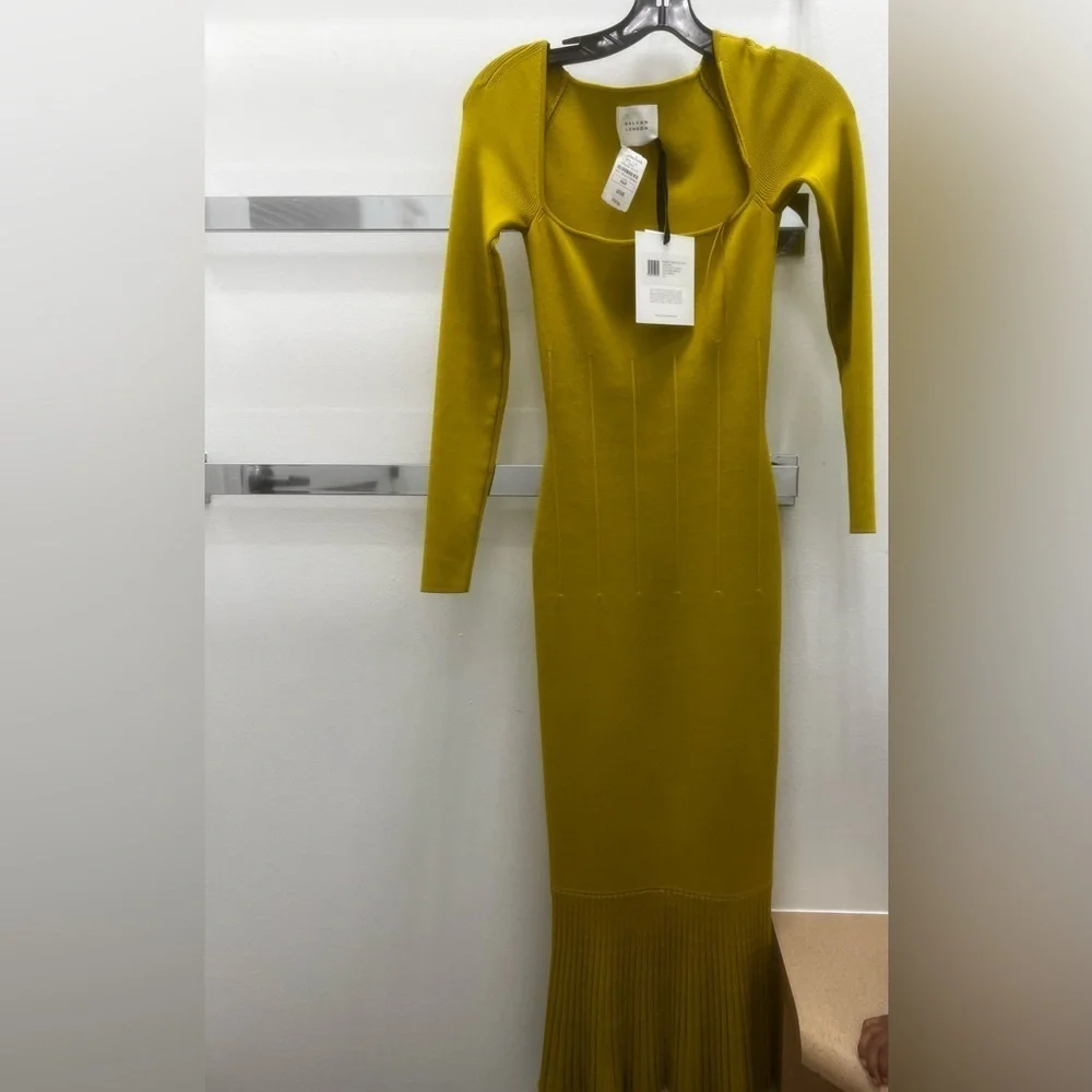 Galvan London Atalanta Long Sleeve Dress XS